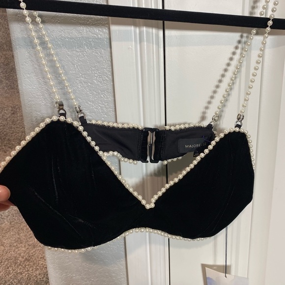 MAJORELLE PEARL VELVET CROP HEARTS - Picture 8 of 9